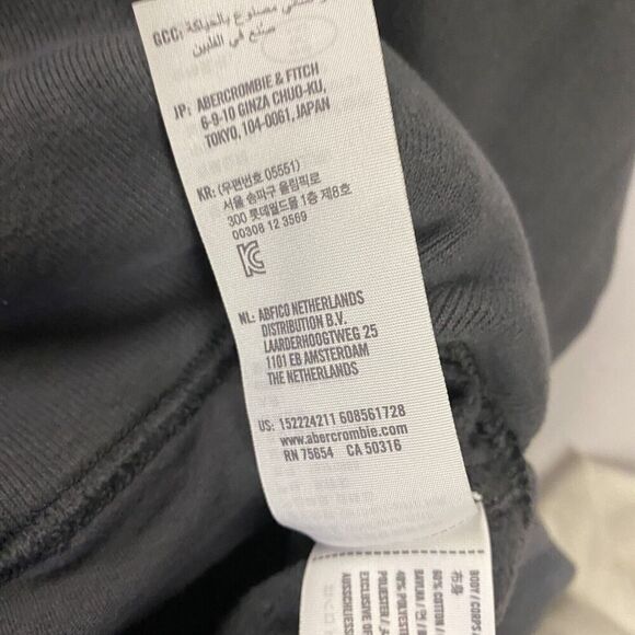 Abercrombie & Fitch Women's Grey Sleeveless half zip sweatshirt Medium - Picture 4 of 5